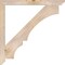 Ekena Millwork Balboa Slat Smooth Bracket, Douglas Fir, 3 1/2"W x 48"D x 48"H BKT04X48X48BOA06SDF - alternate 2